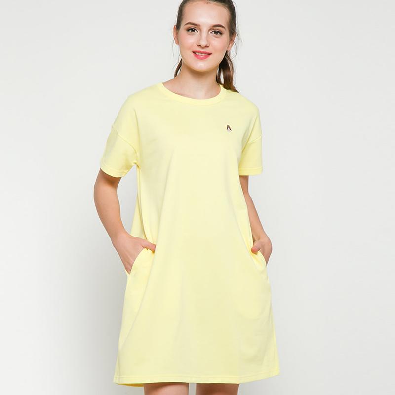 Jual Hush Puppies LG18413YL Ladies Eira Dress Wanita Yellow M