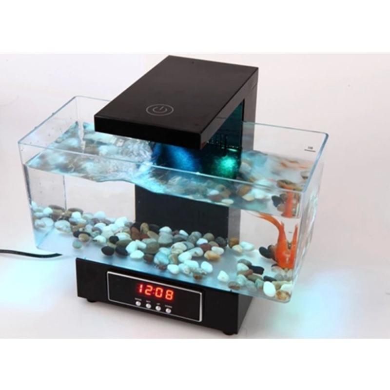 Jual Oem Usb 2013 D Desktop Mini Aquarium Fish Tank Black Online Januari 2021 Blibli
