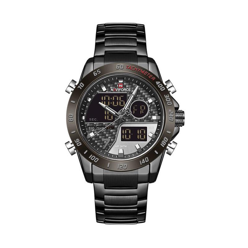 Naviforce Dual Time Jam Tangan Pria Original NF9171M HRZD45