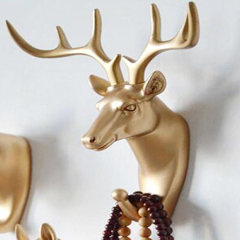 Jual Iit Wall Decor Hooks Antlers American Style Household Multi