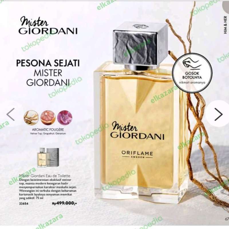 Mister giordani hotsell eau de toilette