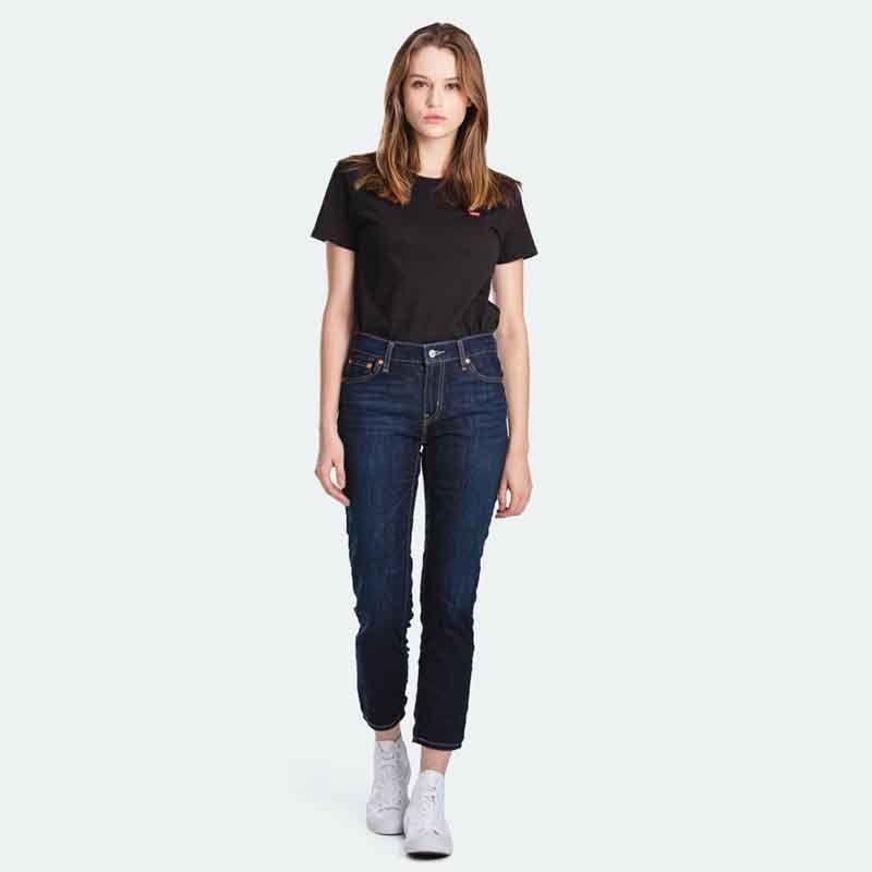 Jual Levi's Mid Rise Boyfriend Cool Sea 
