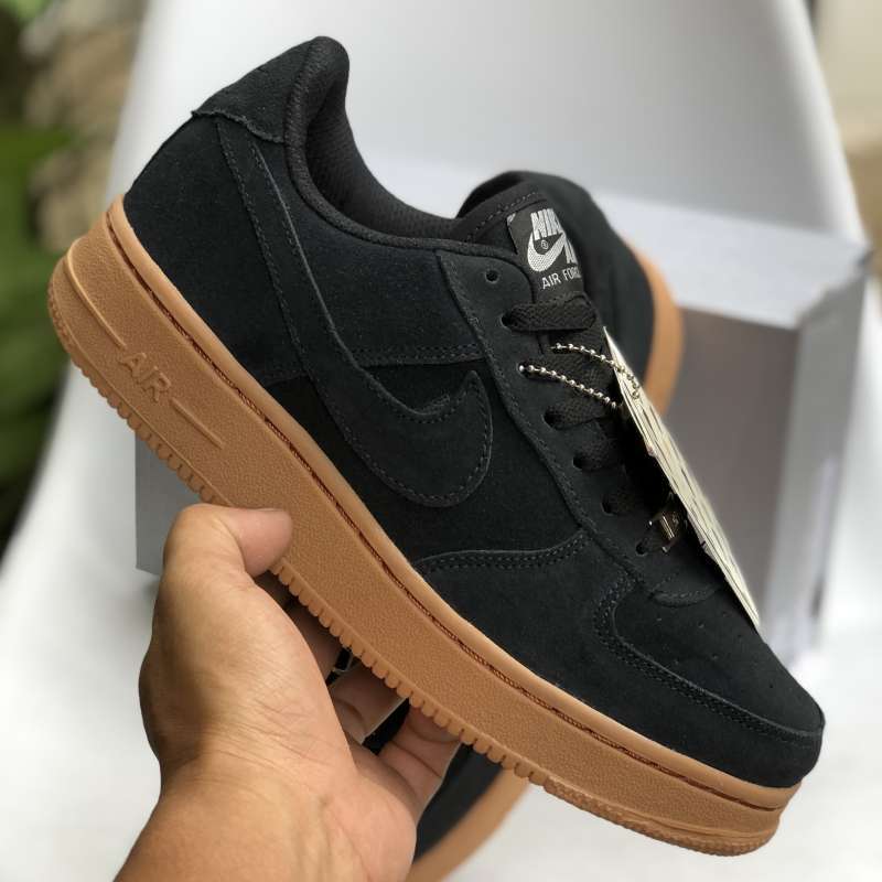 Air force one black gum hot sale