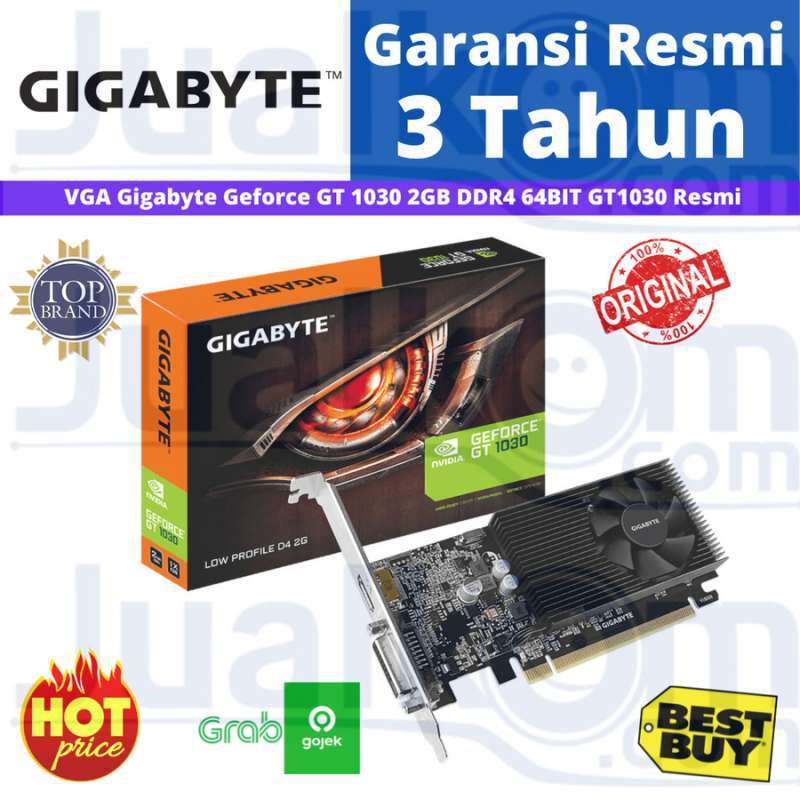 Jual VGA Gigabyte Geforce GT 1030 2GB DDR4 64BIT GT1030 Resmi di