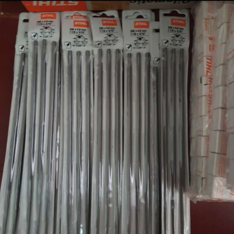 Kikir chainsaw STIHL 4 8mm isi 3 PCS