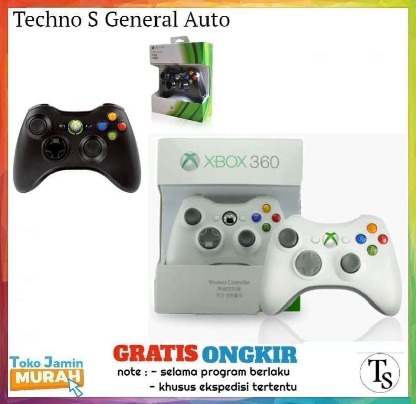Promo Stik Stick Controller Gamepad Xbox 360 Wireless PC Diskon 10