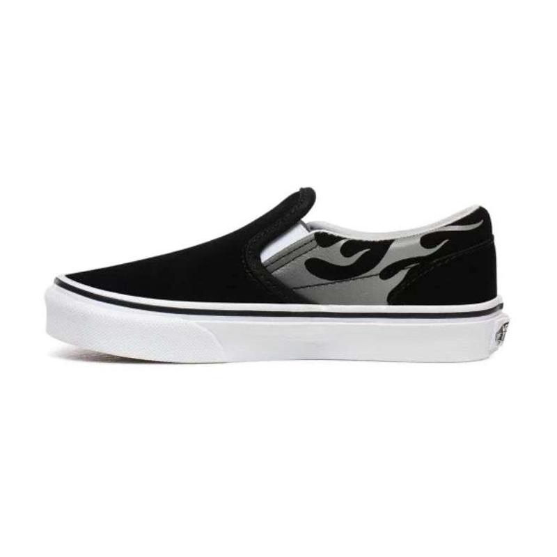 Jual Vans Kids Vn0a4butwkj Classic Slip On Suede Flamesepatu Anak Laki Laki Black True White Online Desember 2020 Blibli