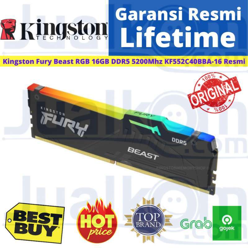 Ddr5 Ram Ddr4 Ram Best Brand Kingston FURY Beast RGB 16 GB (2 X GB