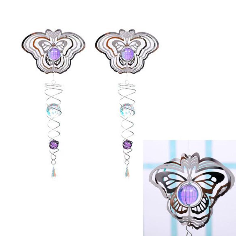 Download Oem 3d Hanging Wind Spinner Chime With Helix Spiral Tail Butterfly 2 Pcs Terbaru Agustus 2021 Harga Murah Kualitas Terjamin Blibli