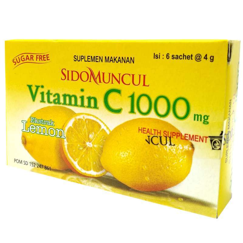 Sidomuncul Vitamin C 1000 Mg Minuman Vitamin C Suplemen Makanan Untuk Daya Tahan Tubuh Dewasa Anak Imunitas Imun Vit C 10 Box 60 Sachet Terbaru Agustus 21 Harga Murah Kualitas Terjamin Blibli Sidomuncul Vitamin C 1000 Mg Minuman Vitamin C Suplemen Makanan Untuk Daya Tahan Tubuh Dewasa Anak Imunitas Imun Vit C 10 Box 60 Sachet Terbaru Agustus 21 Harga Murah Kualitas Terjamin Blibli
