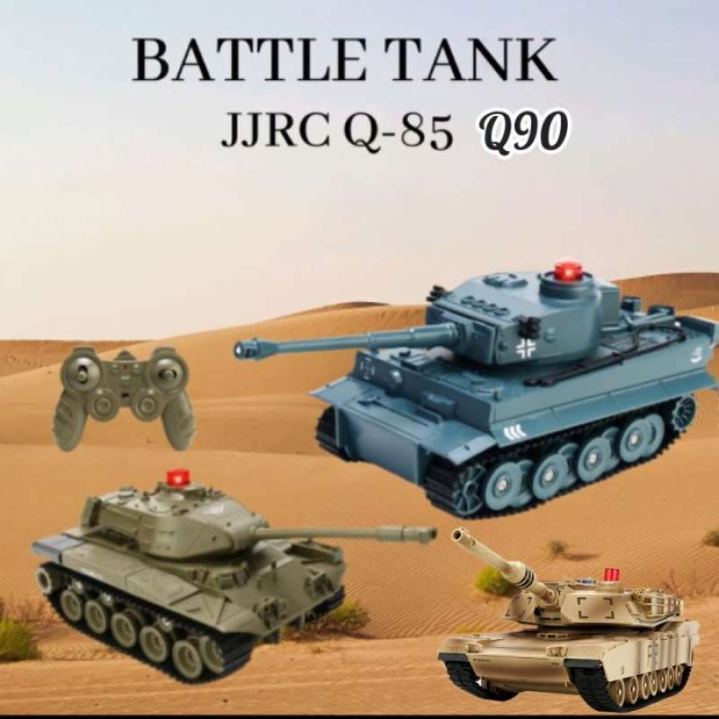 Promo JJRC Q 85 Q85 2.4G 1 30 Sound Battle Tank Mainan Tank Perang