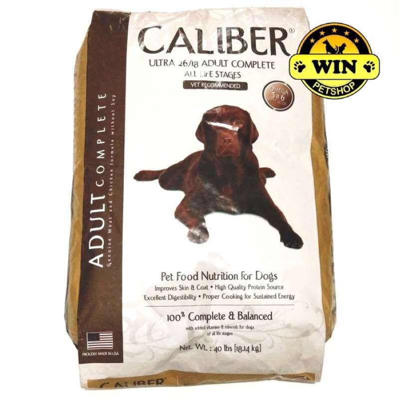Caliber ultra dog food shop