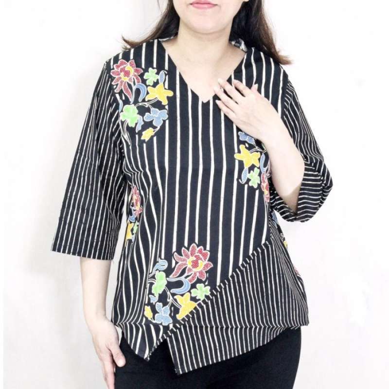 Jual Gratis Ongkir A-32 Atasan Blouse Batik Asimetris Kombinasi Jumbo Xxxl  Katun Terbaru Di Seller Arshop Cadby - Serua, Kota Depok | Blibli