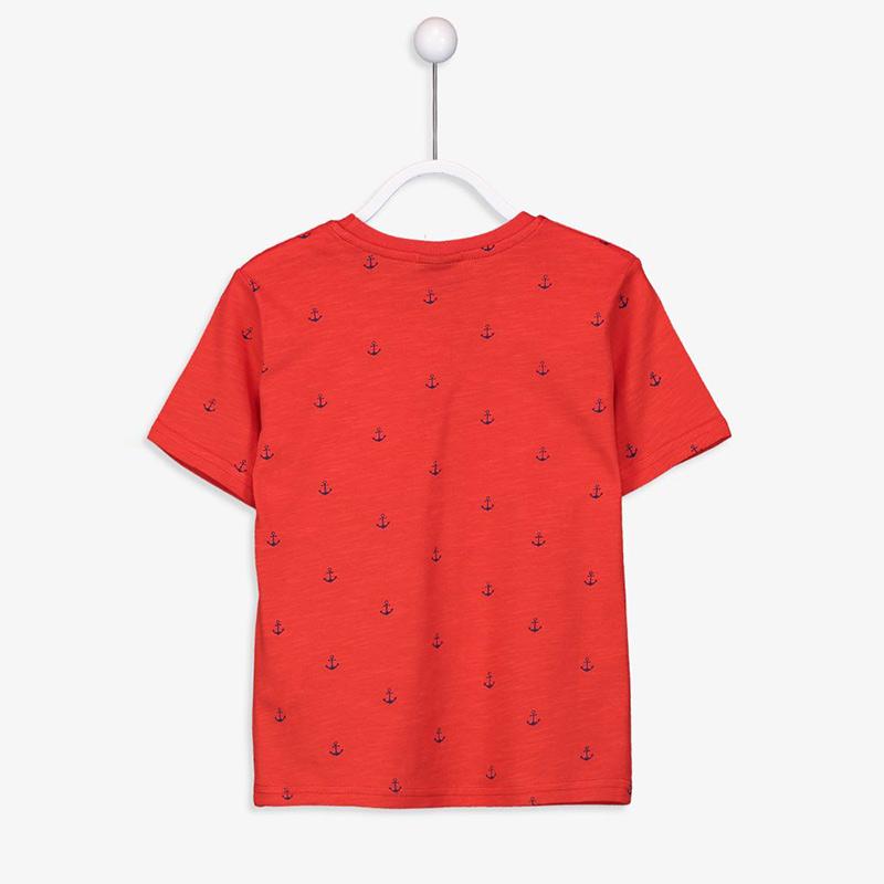 Jual Lc Waikiki Boy S Basic Cotton T Shirt Red Printed 9s3579z4 Online Harga Kualitas Terjamin Blibli Com