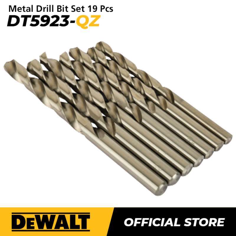 Dewalt Metal Drill Bit Set Mata Bor Besi Set 1-10mm DT5923-QZ