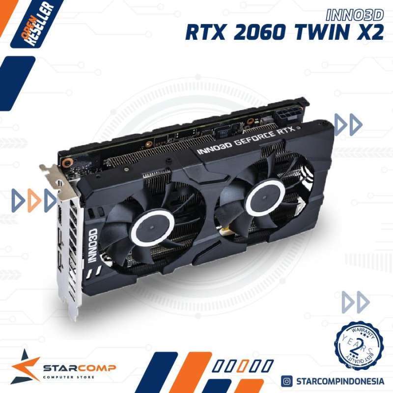 Jual Inno 3D GeForce RTX 2060 6GB VGA DDR6 Twin X2 di Seller