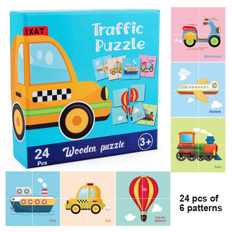 kids wooden jigsaw