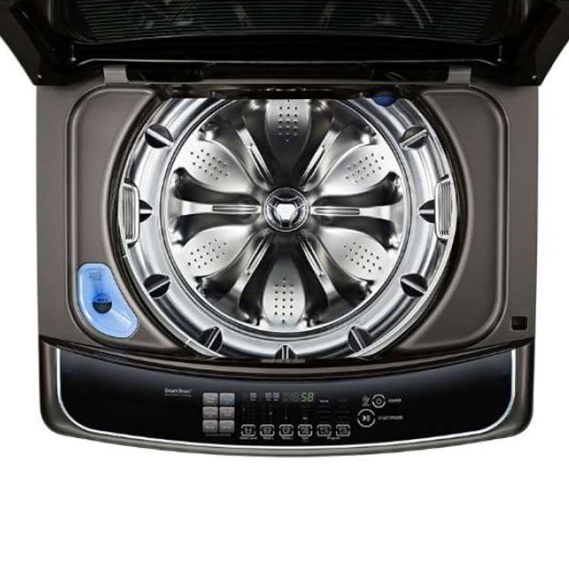 lg th2722dsak mesin cuci top loading inverter direct drive wifi 22 kg