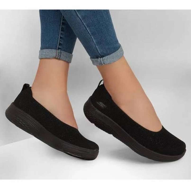 Jual ORI SEPATU SLIP ON WANITA SKECHERS ON THE GO 136702 BBK di