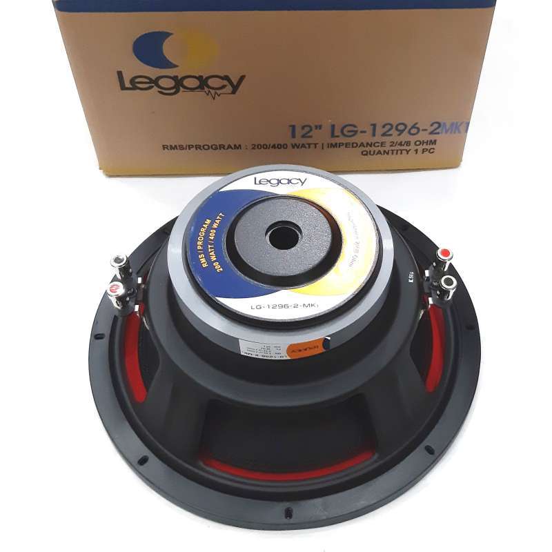 Jual Legacy Lg 1296 2 Mk1 400w Speaker Subwoofer 12 Inch Double Coil Bass Online Februari 2021 Blibli