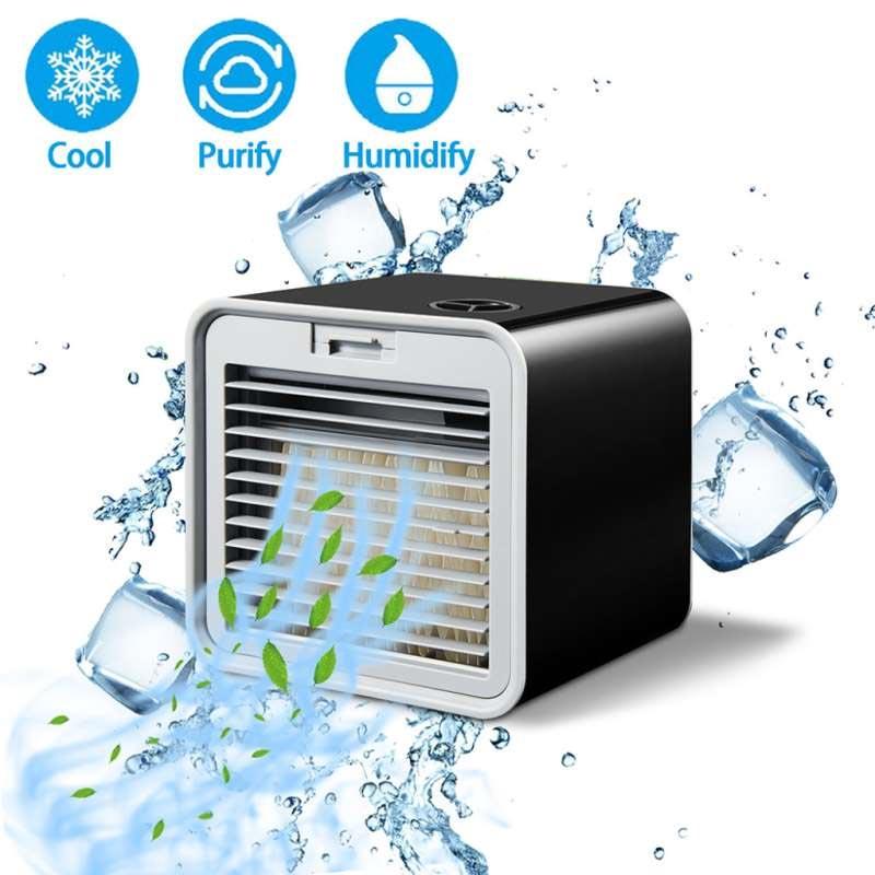 electric fan with water cooler