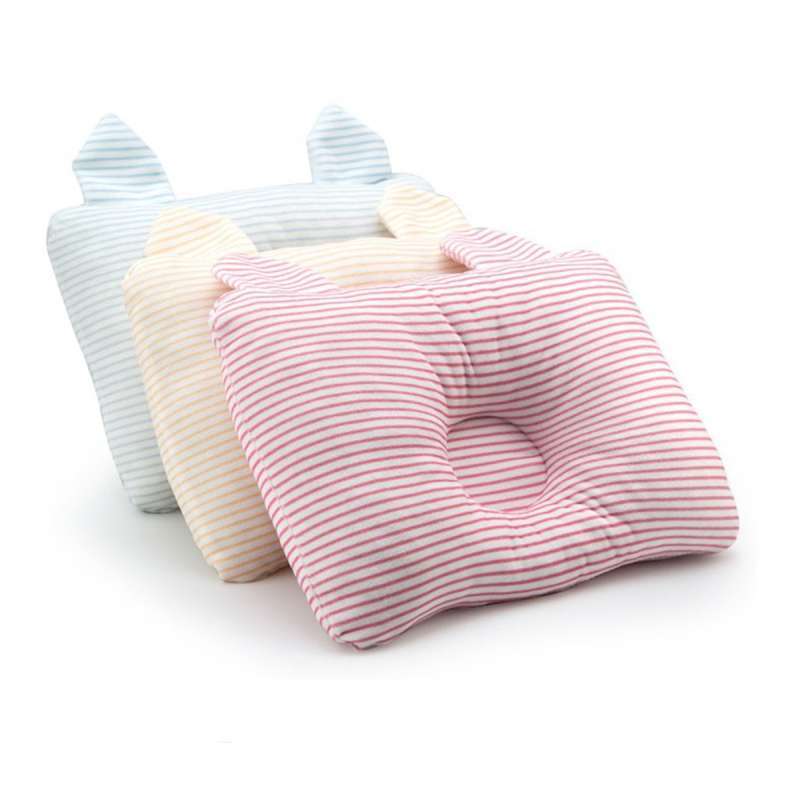 Jual Lans Breathable Cotton Newborn Baby Head Shaping Sleeping Pillow Neck Support For Flat Head Syndrome Bambino Online September 2020 Blibli Com
