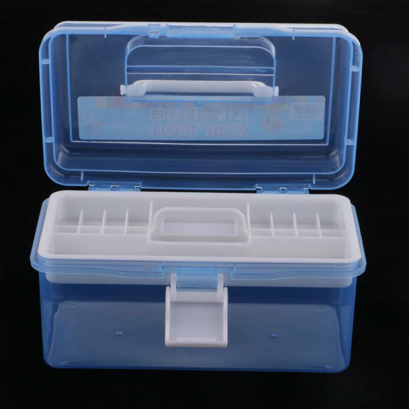 Jual Oem Painting Tool Organizer Household Medicine Storage Box Case With Handle Blue Online Maret 2021 Blibli