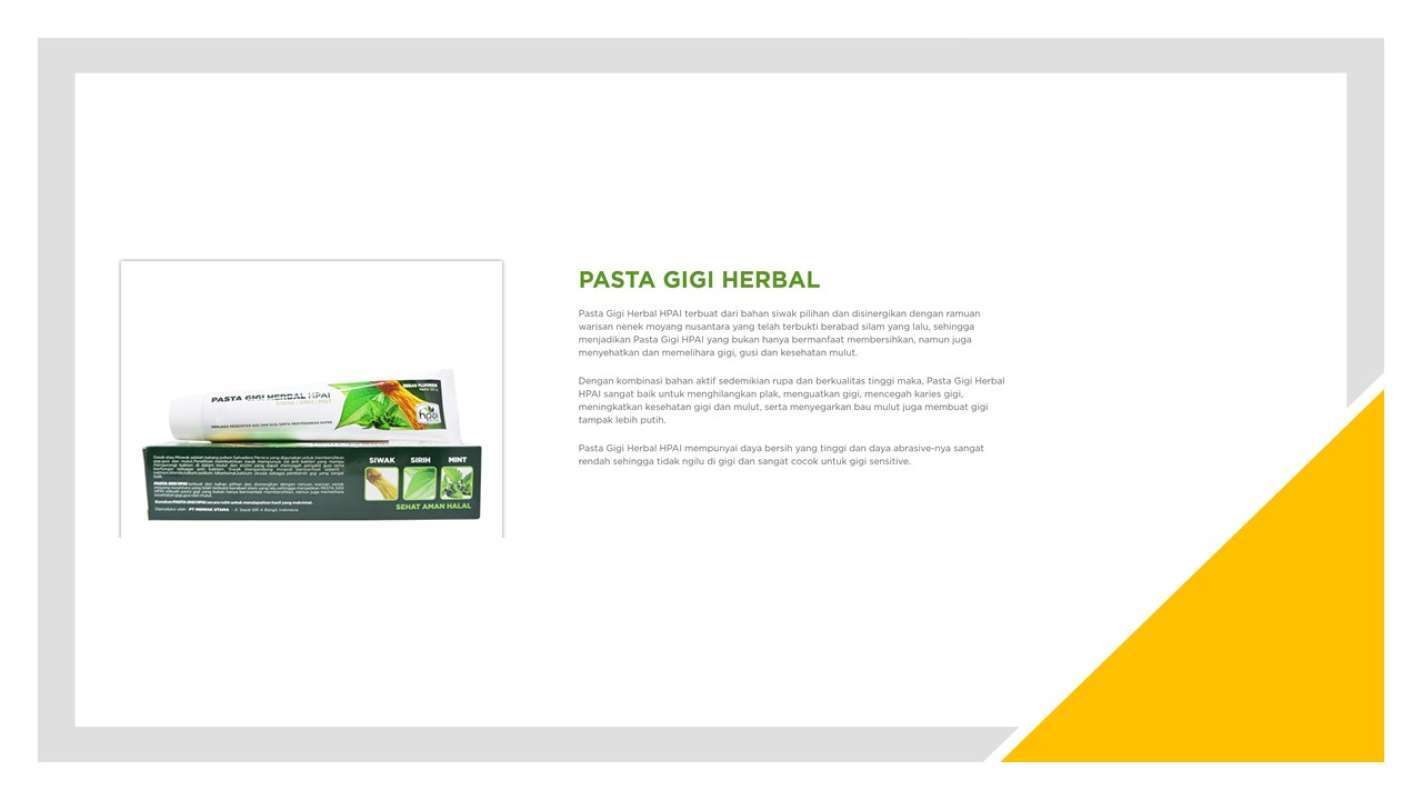 Pasta Gigi Herbal Hpai Shopee Indonesia