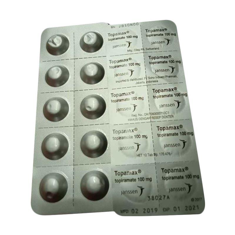 Jual Janssen Topamax 100mg Strip Obat Online November 2020 Blibli