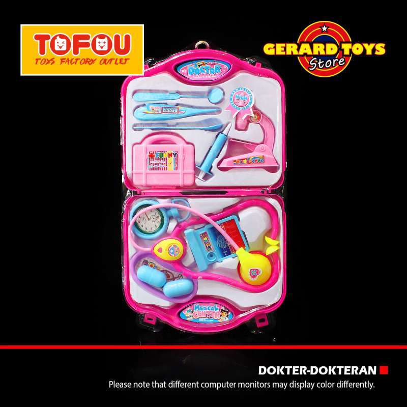 Jual Tofou Fh217 Mainan Dokter Set Medical Doctor Bag Online Desember 2020 Blibli
