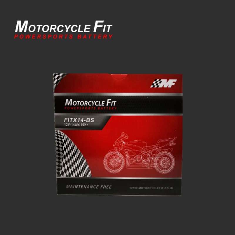 Jual Aki Motor Kawasaki Ninja Zx-14 Mf Ytx14-bs Accu Ninja Zx Mf