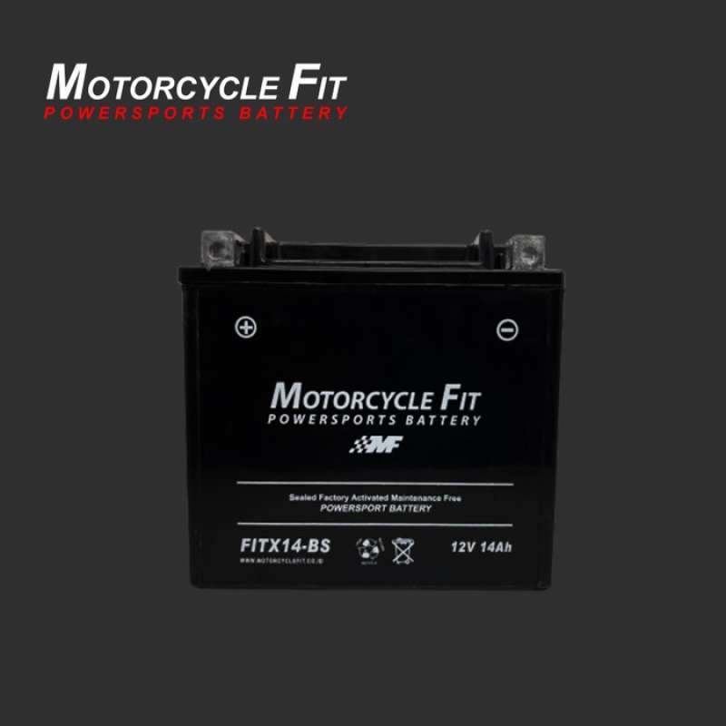 Jual Aki Motor Kawasaki Ninja Zx-14 Mf Ytx14-bs Accu Ninja Zx Mf