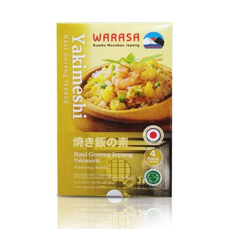 Jual Warasa Yakimeshi Ala Jepang Bumbu Masak Nasi Goreng Siap Saji 50g Online Agustus 2020 Blibli Com