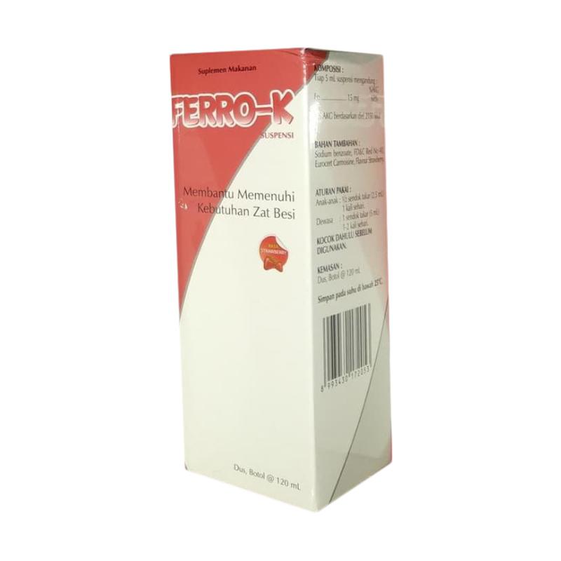 Jual Novell Ferro K Syrup Multivitamin Suplemen Original 100 Online September 2020 Blibli Com