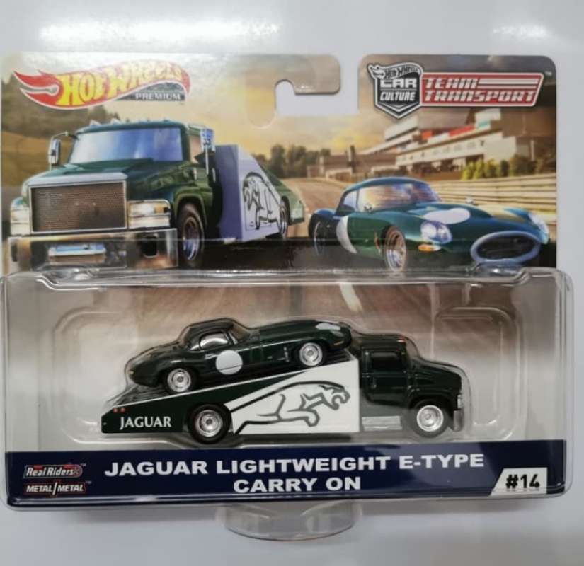 hot wheels team transport jaguar