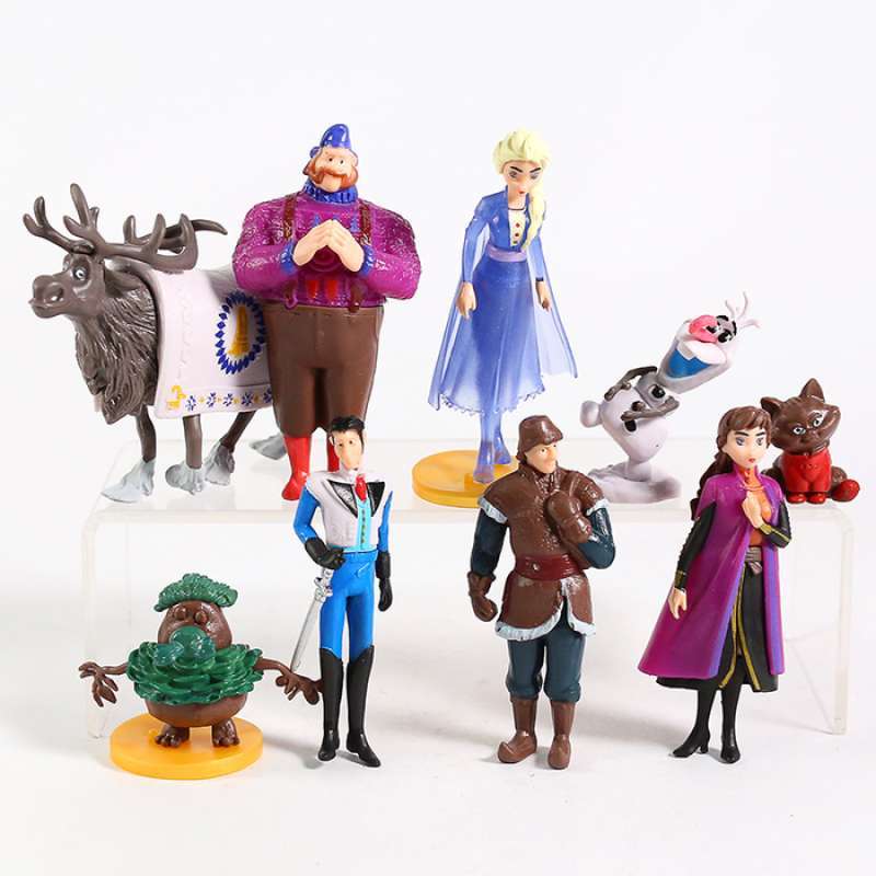 Jual Fast Tech Frozen Anna Elsa Figure Set Mainan Cake Topper Set Of 9 Online Januari 2021 Blibli