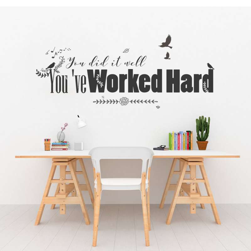 omahku motivational you did it well wall sticker
