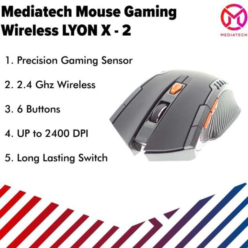 Jual Mediatech 50060 Lyon X 2 Wireless Gaming Mouse Online Oktober 2020 Blibli Com