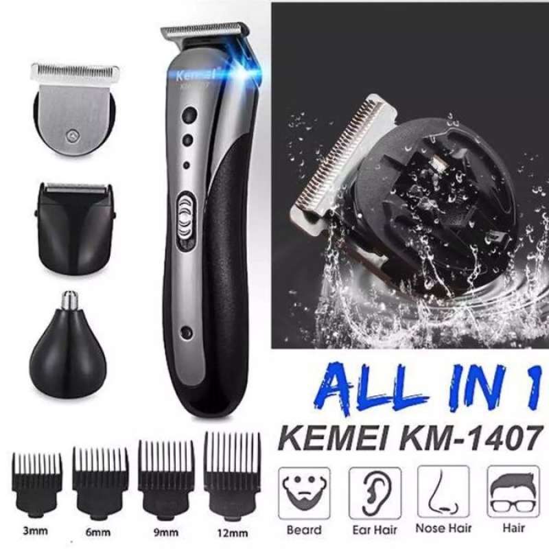 Jual Kemei Km 1407 Hair Clipper Recharge Alat Cukur Rambut Kumis Km1407 Online Oktober 2020 Blibli Com