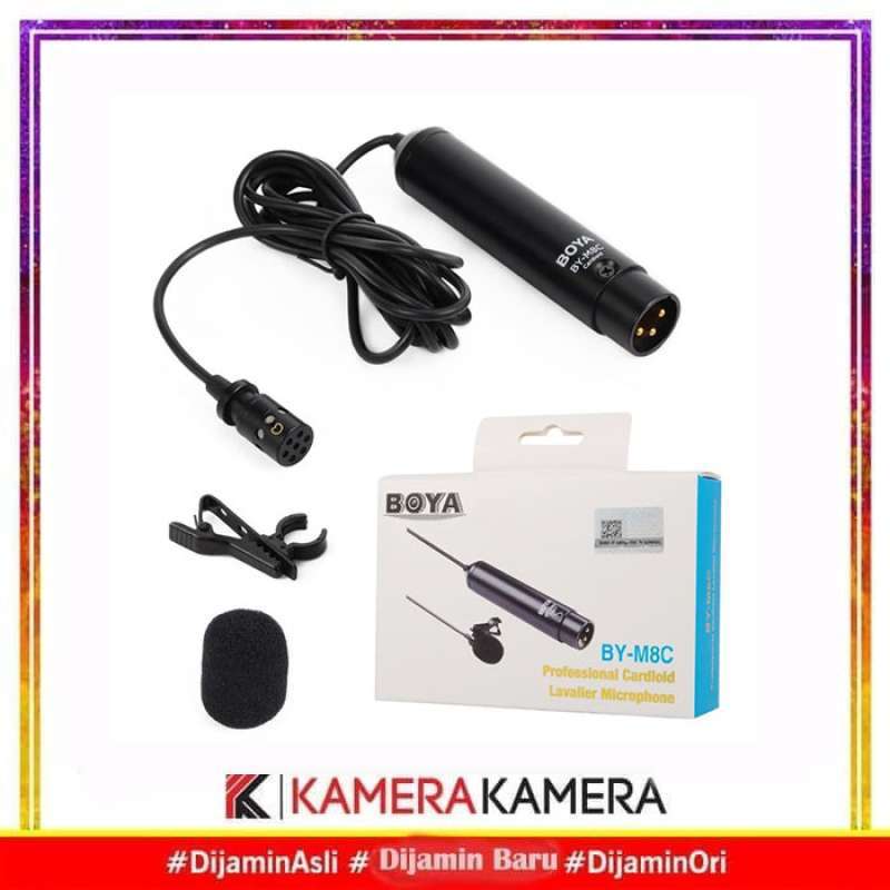 Jual Boya By M8c Clip On Cardioid Xlr Microphone For Camera Audio Recorder Online September 2020 Blibli Com