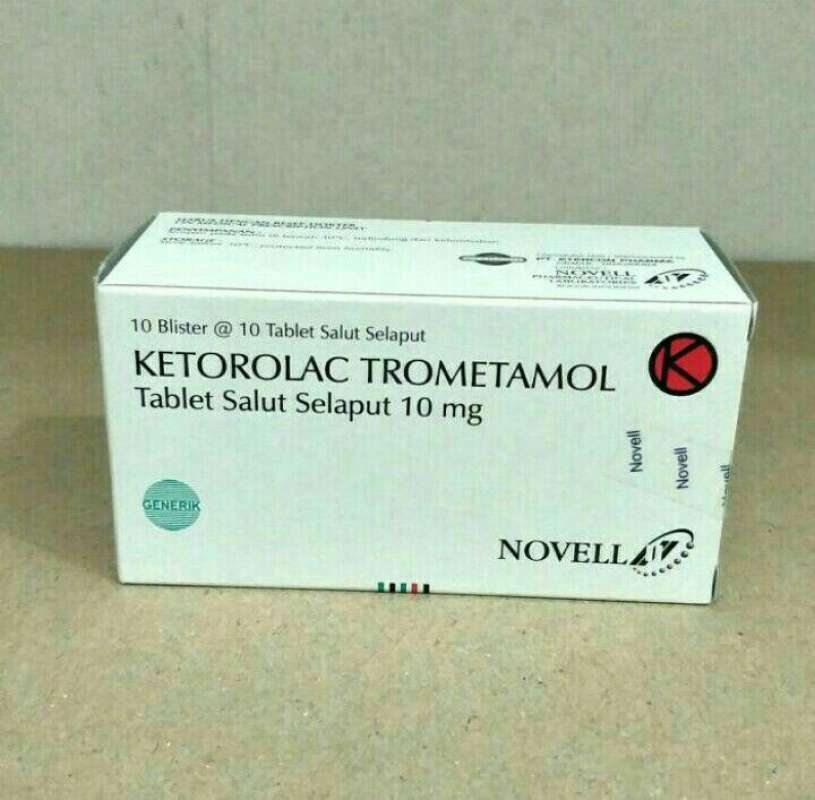 novell ketorolac obat resep dokter 10mg strip 10 tablet