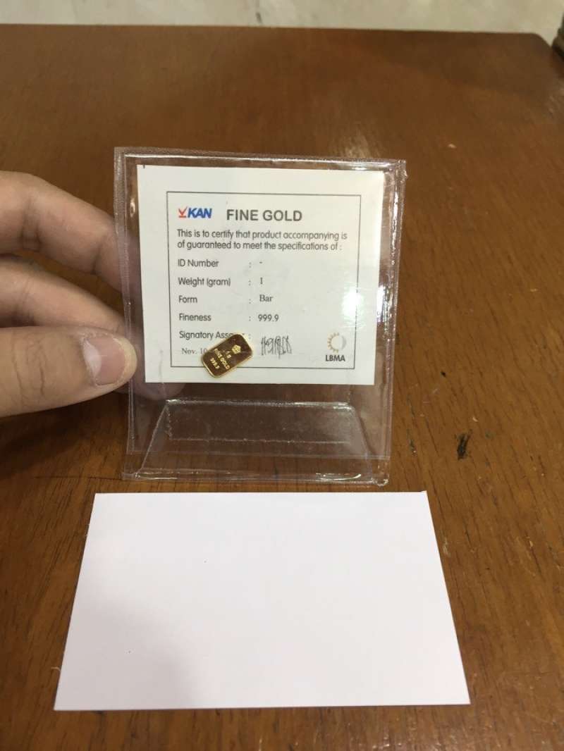 Promo Edisi Lama LOGAM MULIA 1 gram - LM ANTAM - EMAS BATANGAN KEPINGAN 1 GRAM Edisi Lama di Seller auRumi - Kab. Bandung, Jawa Barat | Blibli