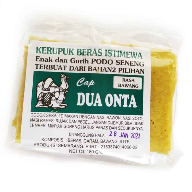 Jual Oleh Oleh Kota Semarang Kerupuk Gendar Cap Dua Onta Enak Dan Nikmat Rasa Bawang Online November 2020 Blibli