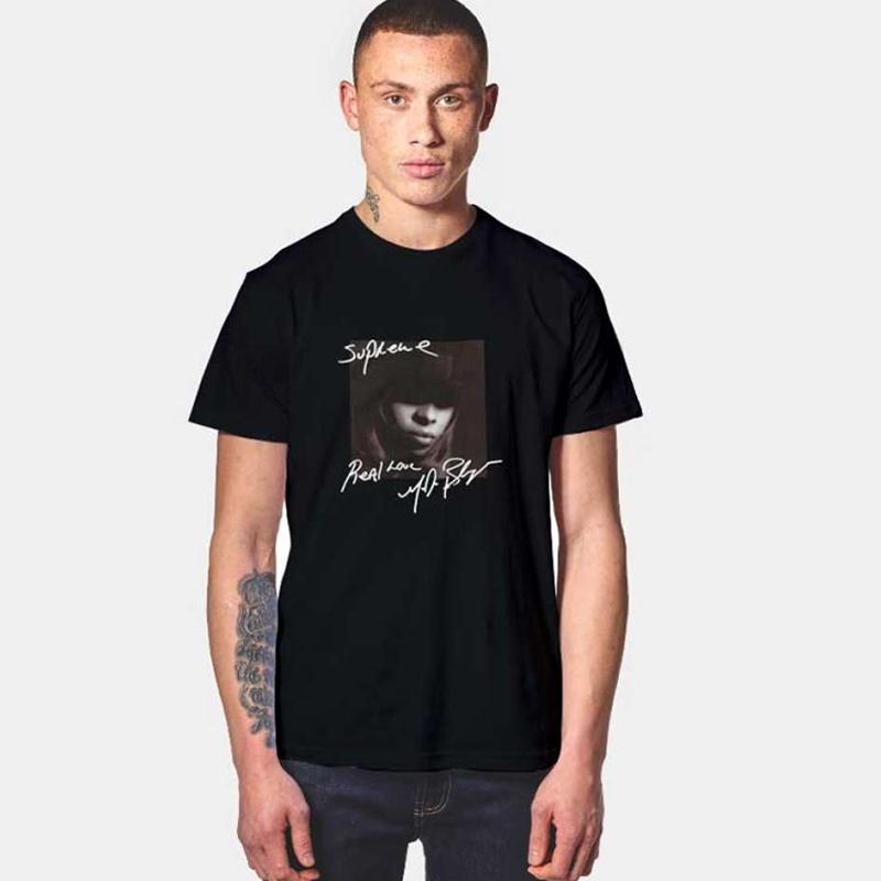Jual Supreme Mary J. Blige Tee T Shirt Pria BLACK S di Seller