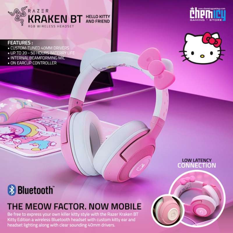 Jual Razer Kraken Bt Hello Kitty And Friends Bluetooth Gaming Headset Di Seller Chemicy Gaming Mangga Dua Selatan Kota Jakarta Pusat Blibli