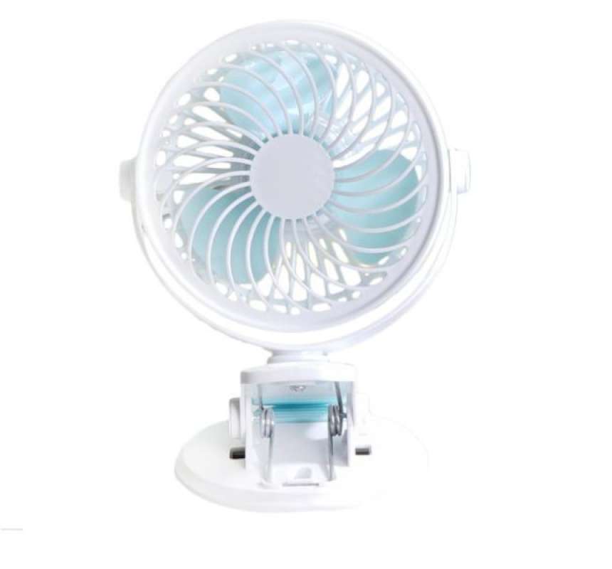 Jual Kipas Angin Portabel Usb 5watt Dengan Clip Meja Berputar 360 Online Februari 2021 Blibli