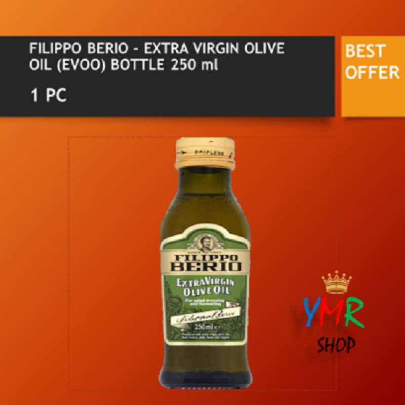 Jual Filippo Berio Extra Virgin Olive Oil Evoo 250 Ml Bottle Online Januari 2021 Blibli