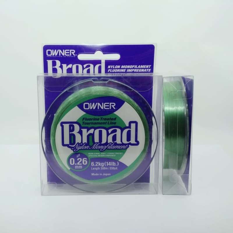 Jual Senar Pancing Owner Broad 0 26 Mm 14 Lb 6 2 Kg 300 M Ba01307 Online Oktober 2020 Blibli Com