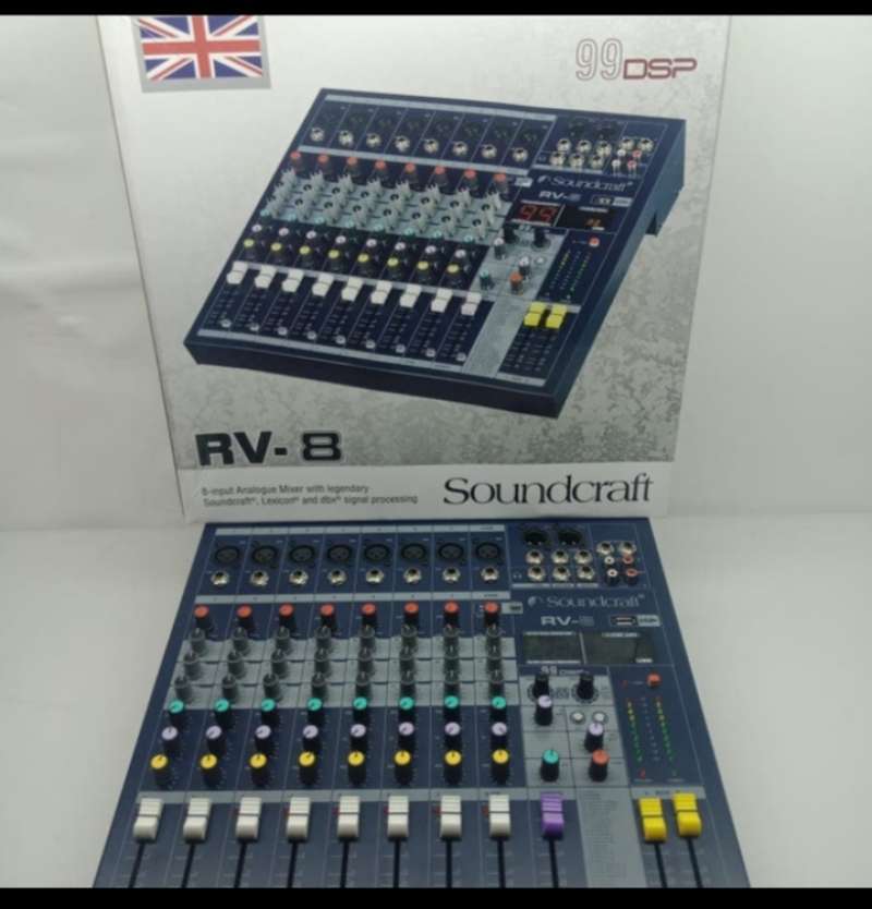 Jual Mixer Soundcraft Rv8 Rv 8 8ch Usb Mixer Audio Online September 2020 Blibli Com