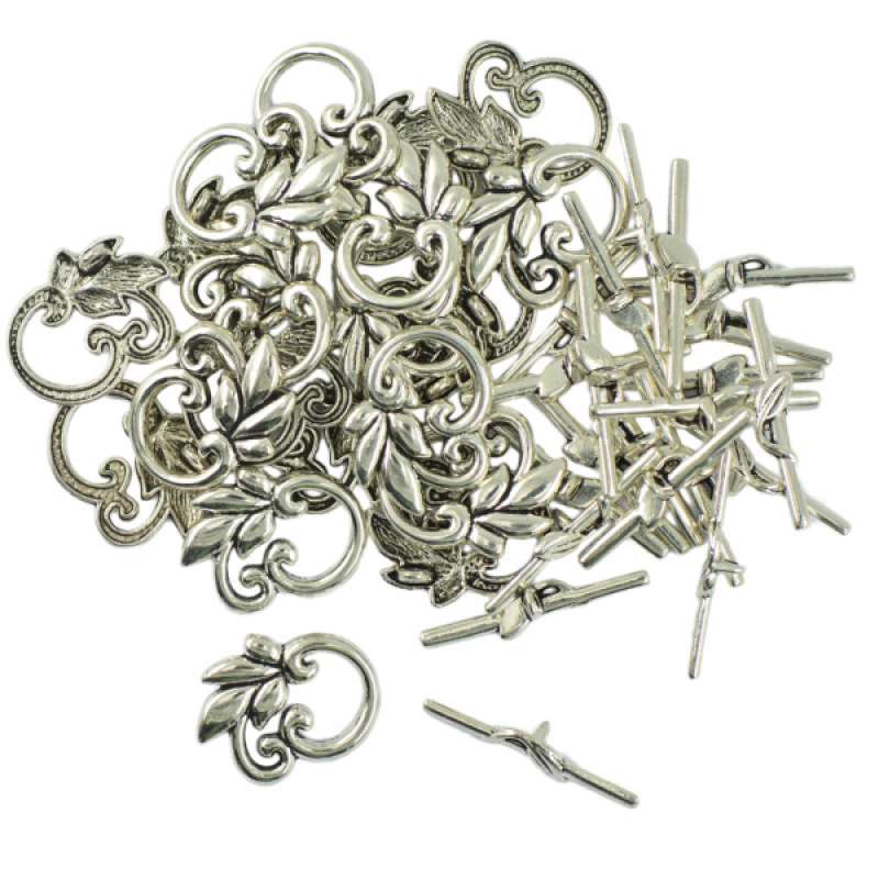 20 Sets Alloy OT Toggle Clasps Jewelry Making Findings Necklace Connectors 